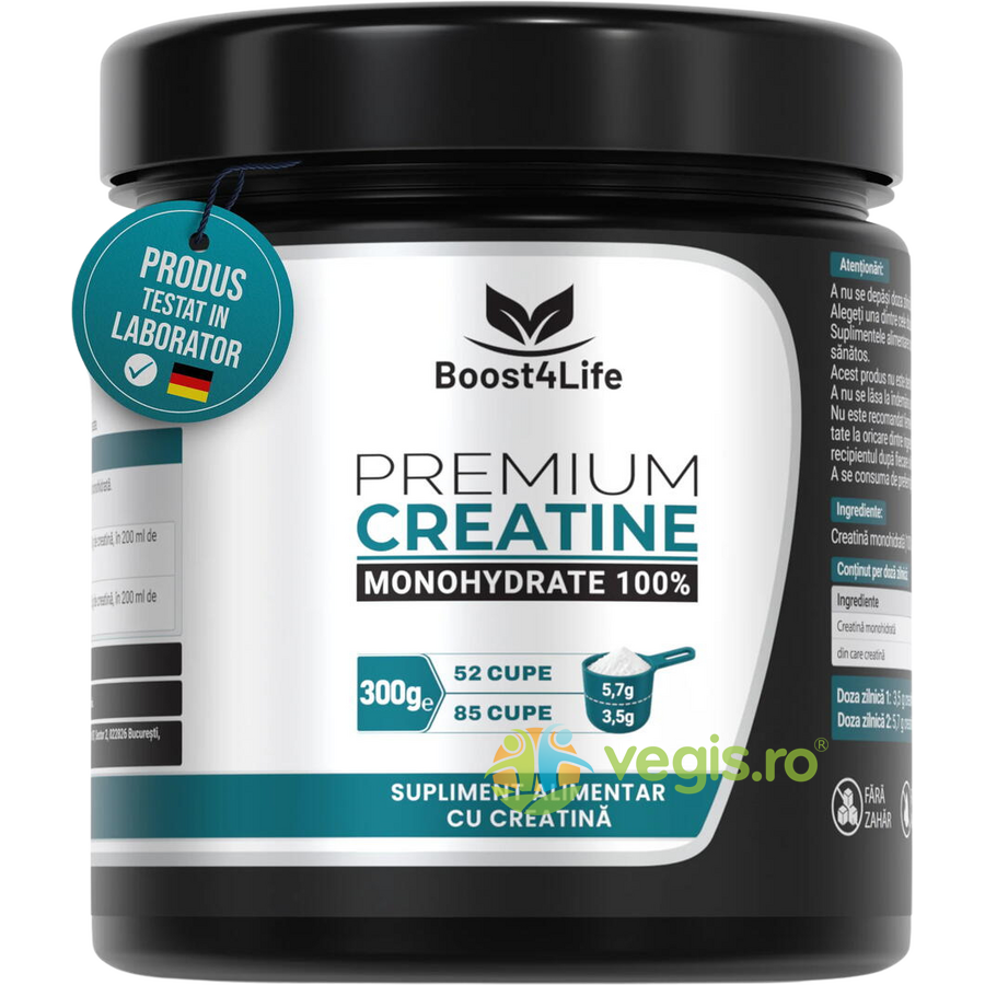 Oferte la Premium Creatine Monohydrate 100% 300g