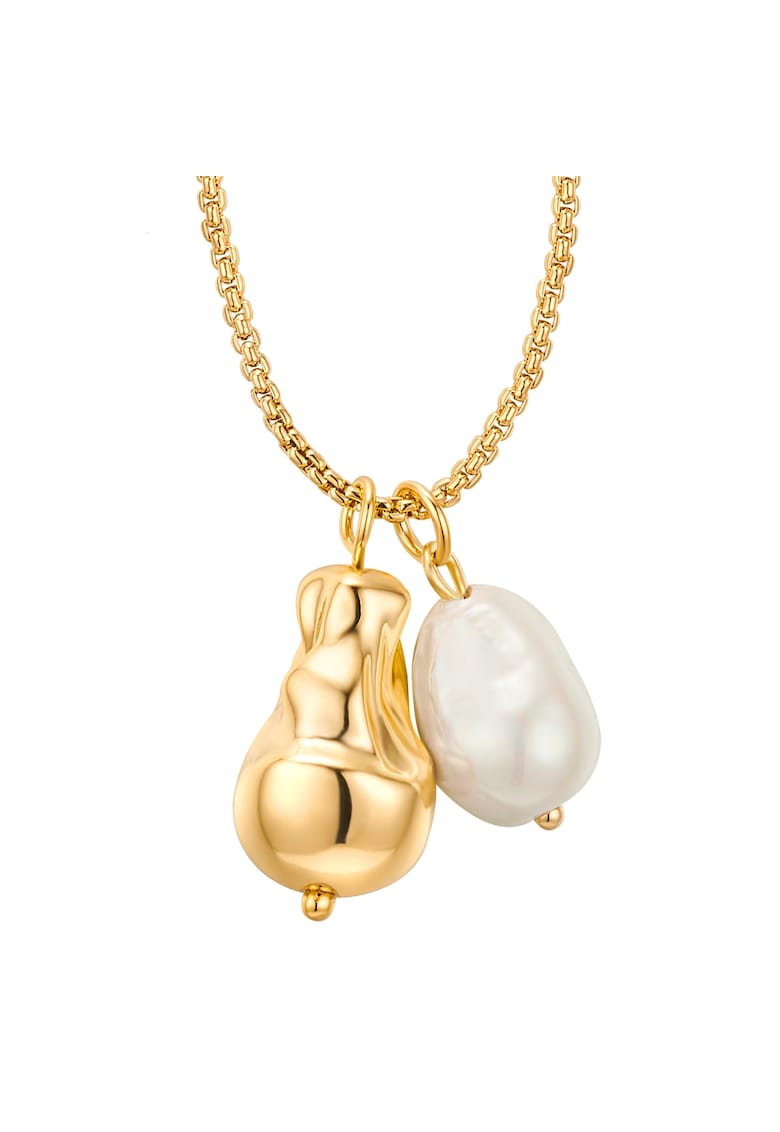 Oferte la Colier placat cu aur de 14K si decorat cu pandantive - Auriu