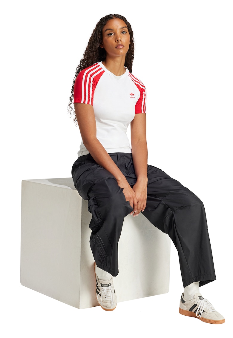 Oferte la Tricou slim fit cu logo - Rosu/Alb
