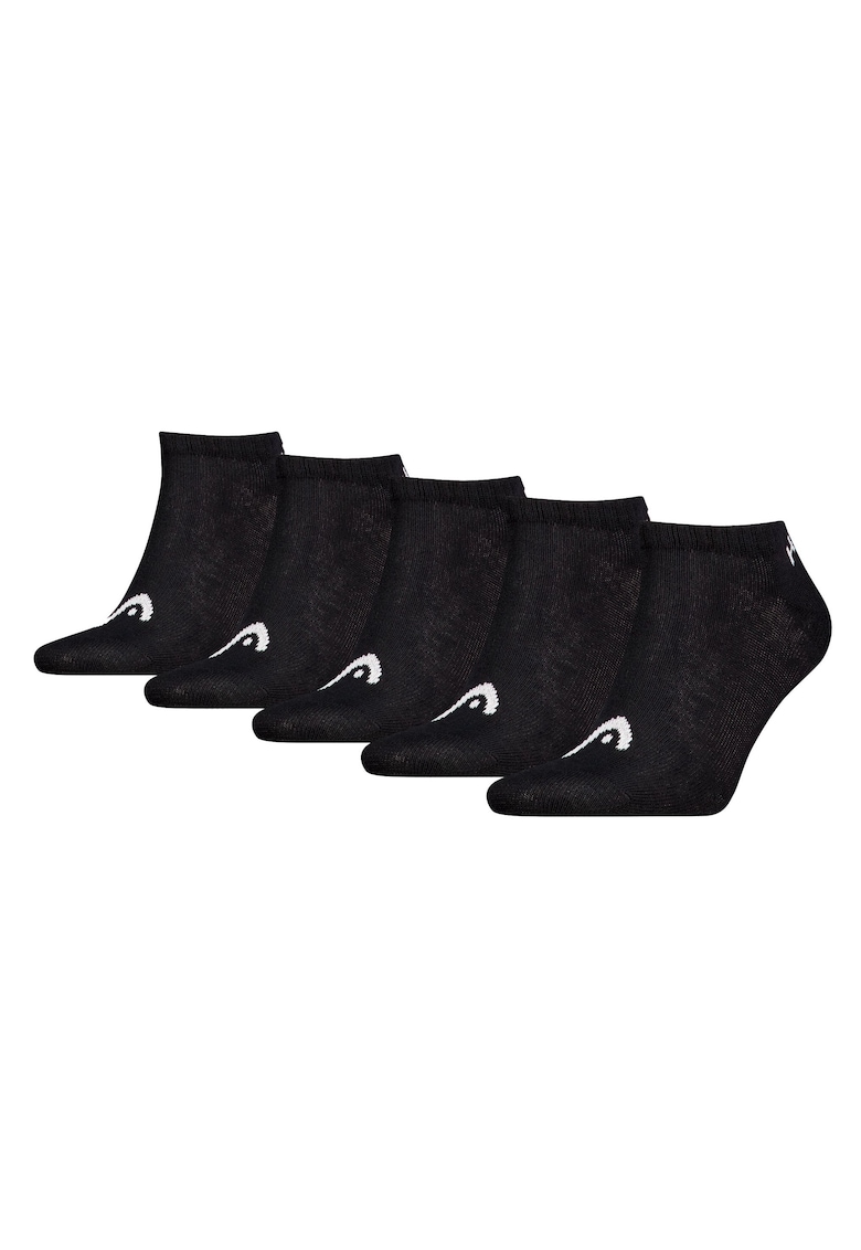 Oferte la Set de sosete scurte unisex - 5 perechi - Negru