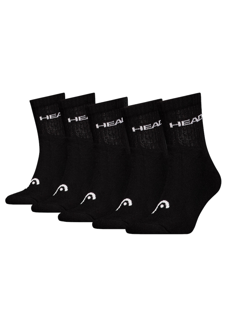 Oferte la Set de sosete lungi unisex - 5 perechi - Negru