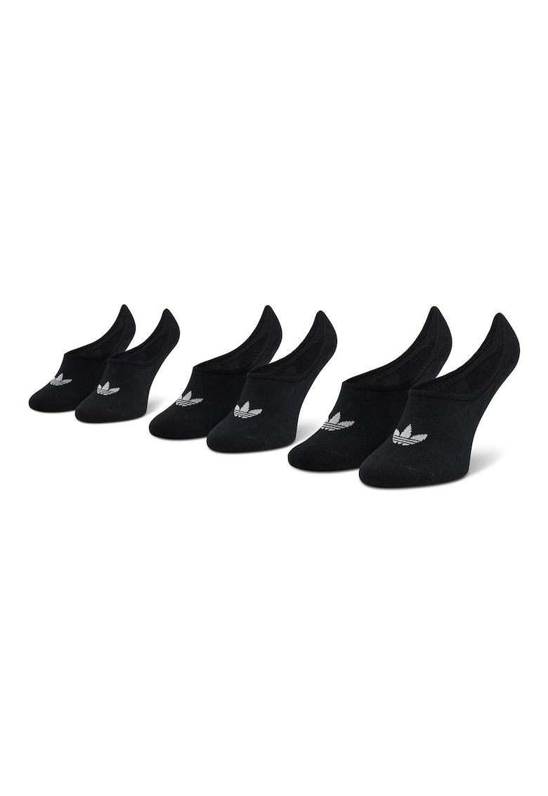 Oferte la Set de sosete no-show unisex - 3 perechi - Negru