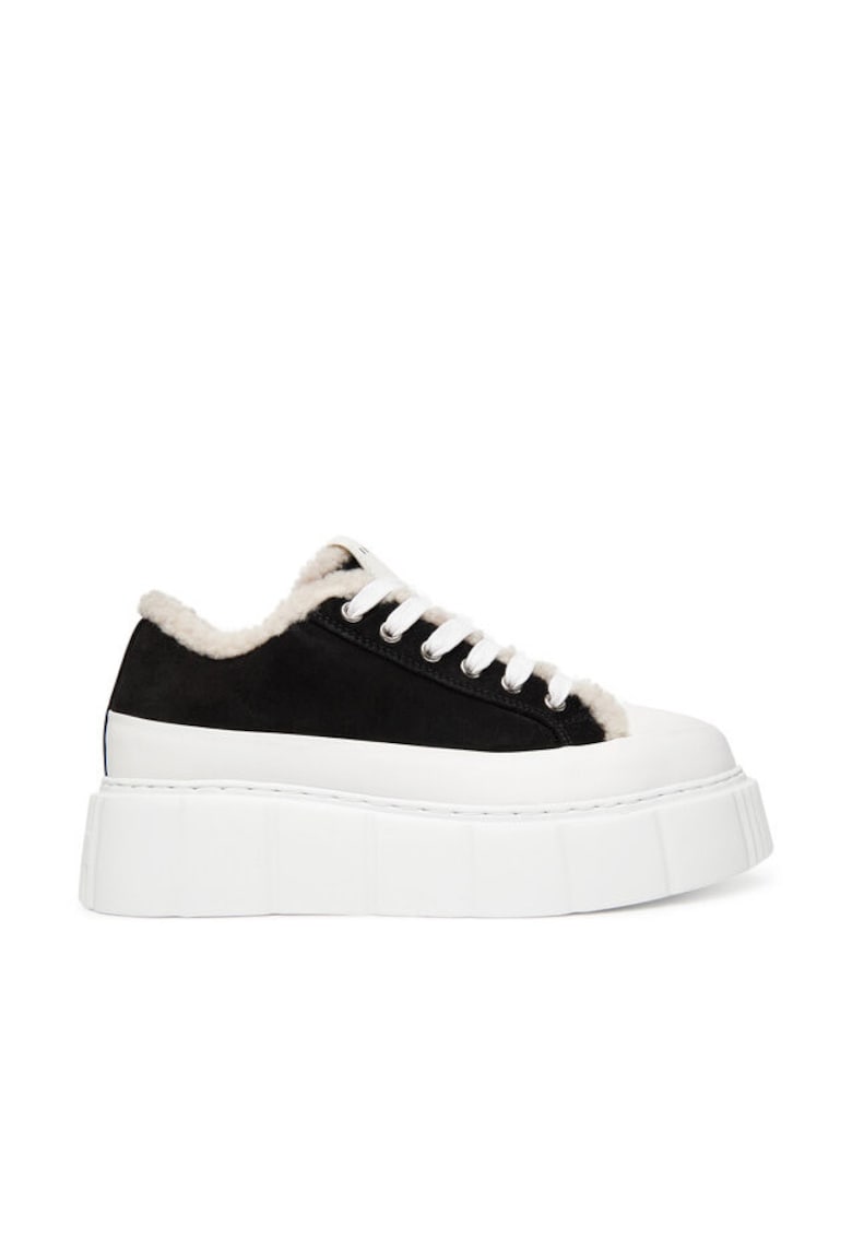 Oferte la Tenisi dama 305626745 -  Piele naturala - Alb/Negru