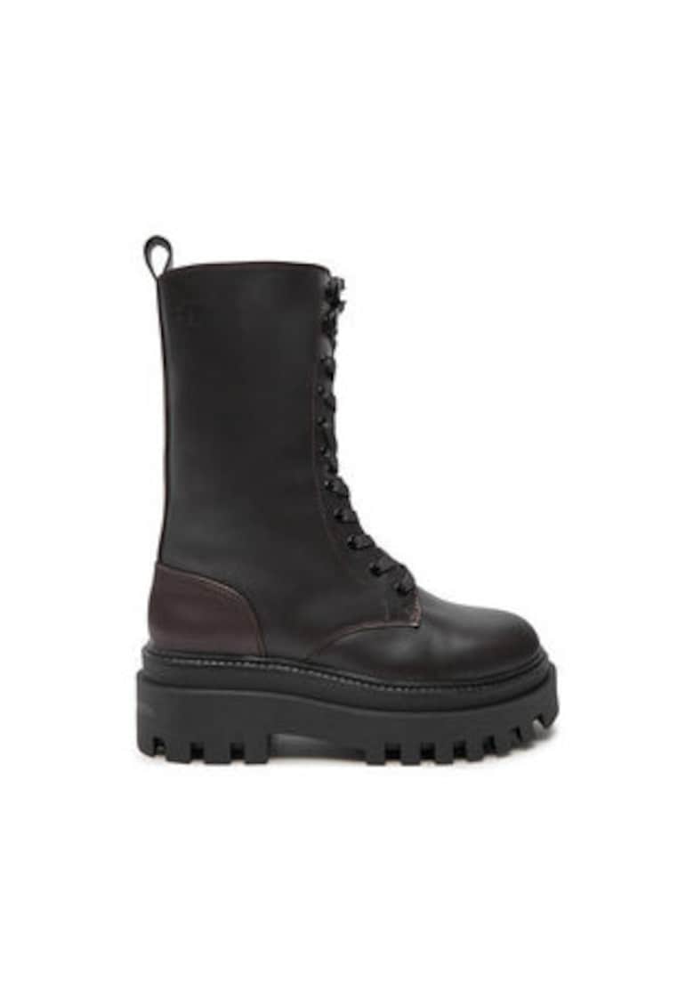Oferte la Ghete  piele naturala - maro - Maro