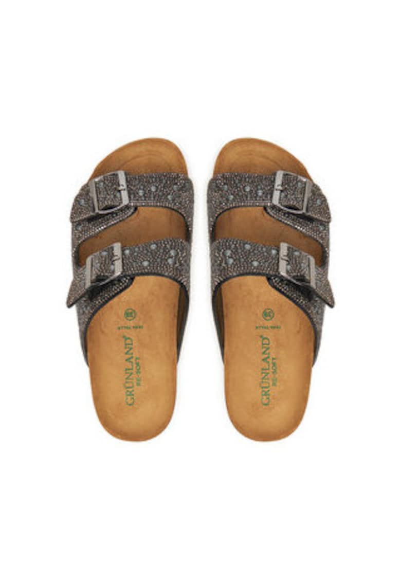 Oferte la Papuci dama Grunland gri - Gri
