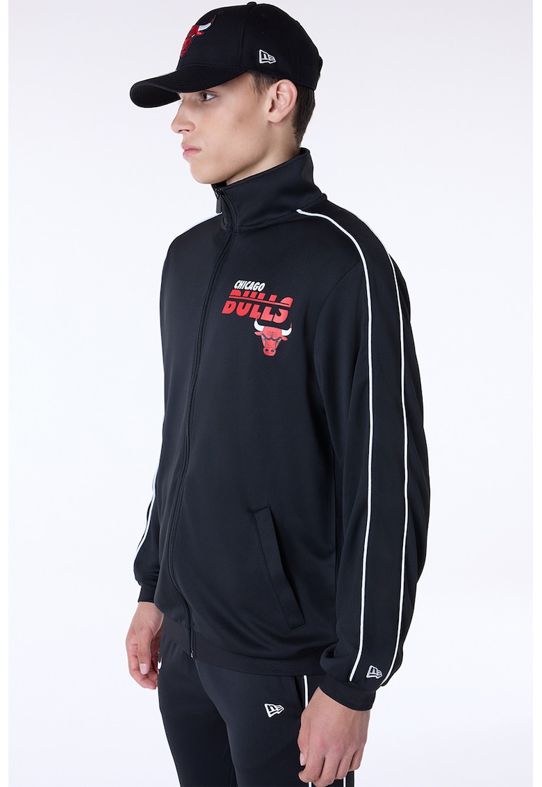 Oferte la Bluza de trening cu fermoar NBA Chicago Bulls - Rosu/Alb/Negru stins