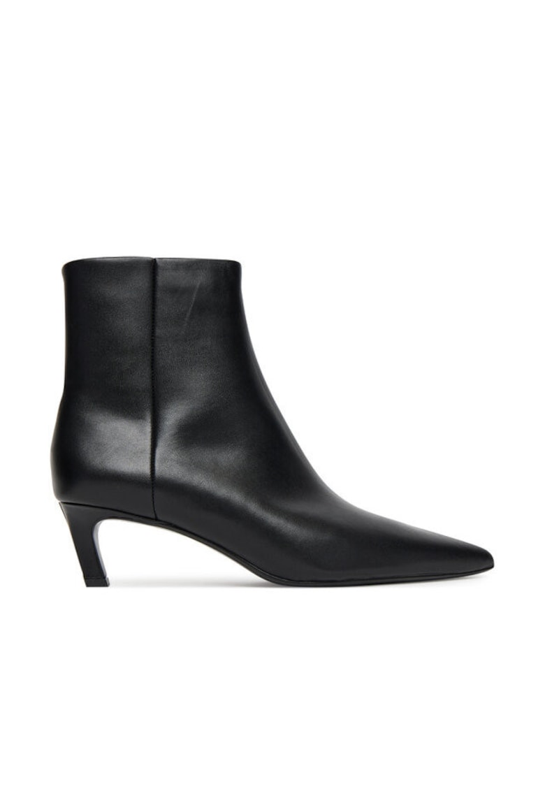 Oferte la Botine dama  305525246 - piele naturala - negru - Negru