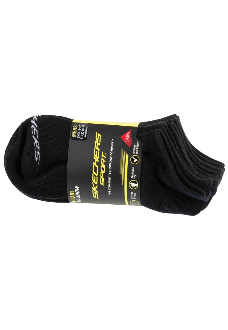 Oferte la Set sosete -  6pk Men Mn Cotton Nshw Socks S117809-BLK - Negru - 41-46 - 6 buc