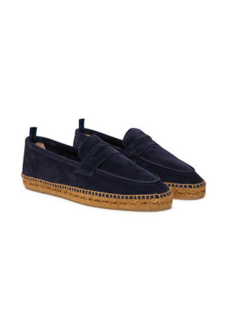 Oferte la Mocasini barbati -  piele naturala - albastru -