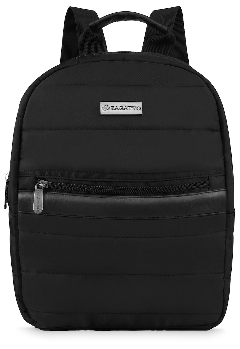 Oferte la Rucsac matlasat pentru femei - urban - de scoala - 31x25x10 cm - negru -  ZG778