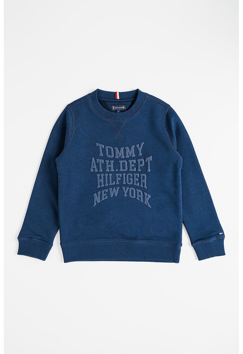 Oferte la Bluza de trening cu imprimeu logo - Bleumarin