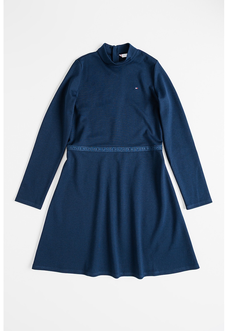 Oferte la Rochie evazata cu guler mediu - Bleumarin