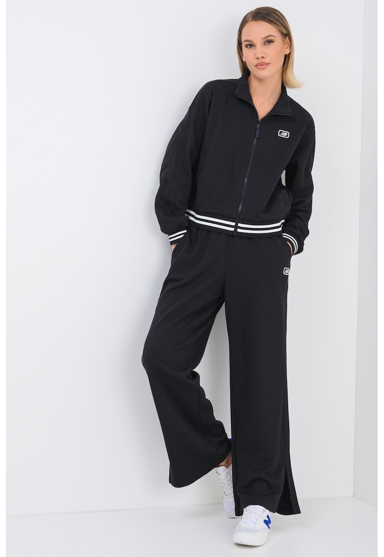 Oferte la Bluza de trening relaxed fit cu fermoar Post Season - Negru