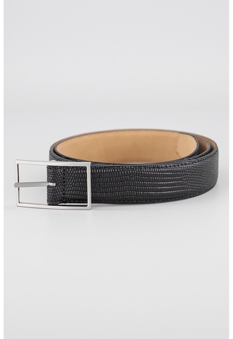 Oferte la Curea din piele - Negru/Maro
