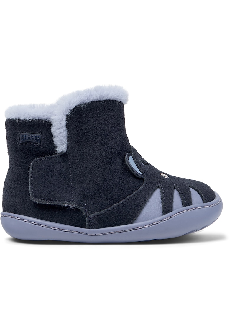 Oferte la Botine de piele intoarsa Peu Cami - Albastru