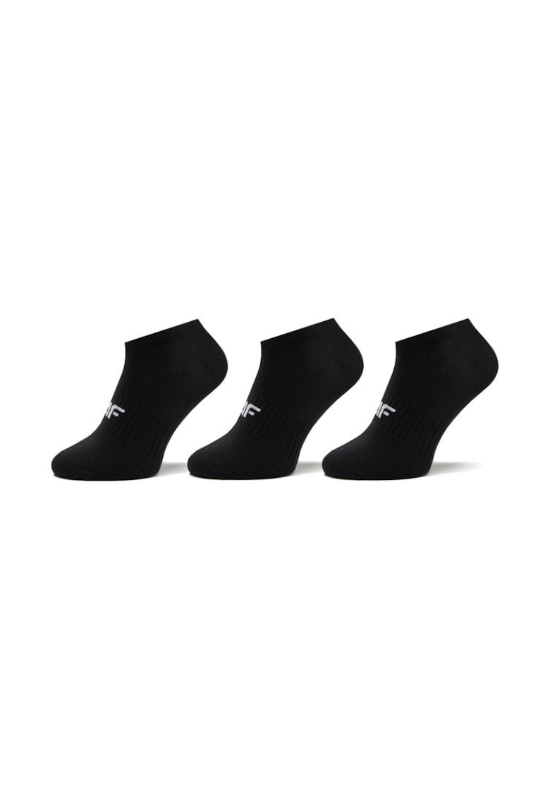 Oferte la Set 3 perechi sosete dama -  303386238 - Poliamida/Bumbac - One size - Negru