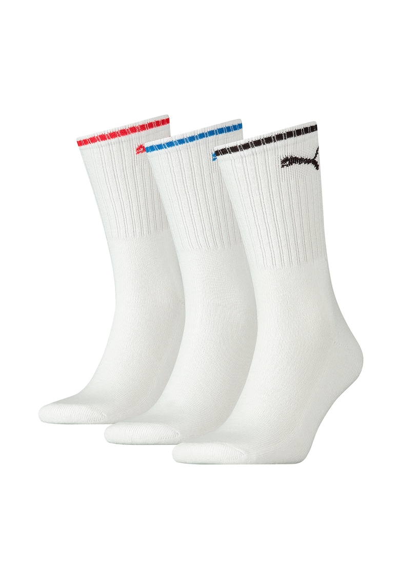 Set de sosete lungi unisex cu logo - 3 perechi