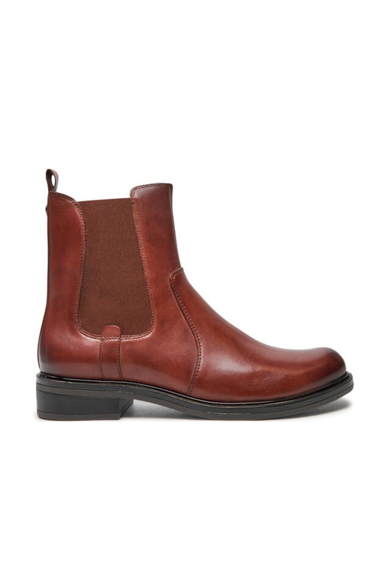 Botine dama -  piele naturala - maro