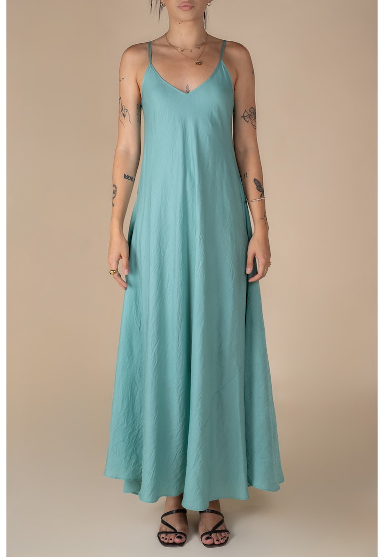 Oferte la Rochie lunga A line din in Aqua