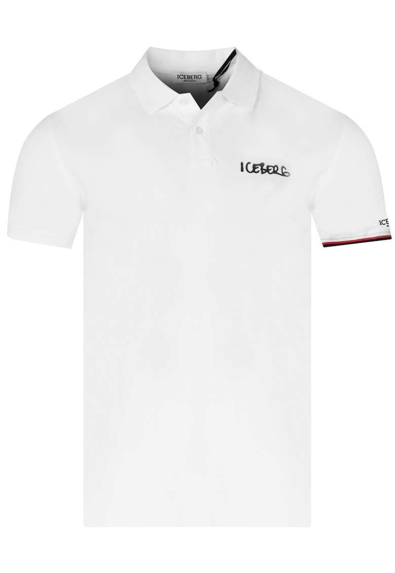 Oferte la - Tricou polo ICE pentru barbati ALB - Alb