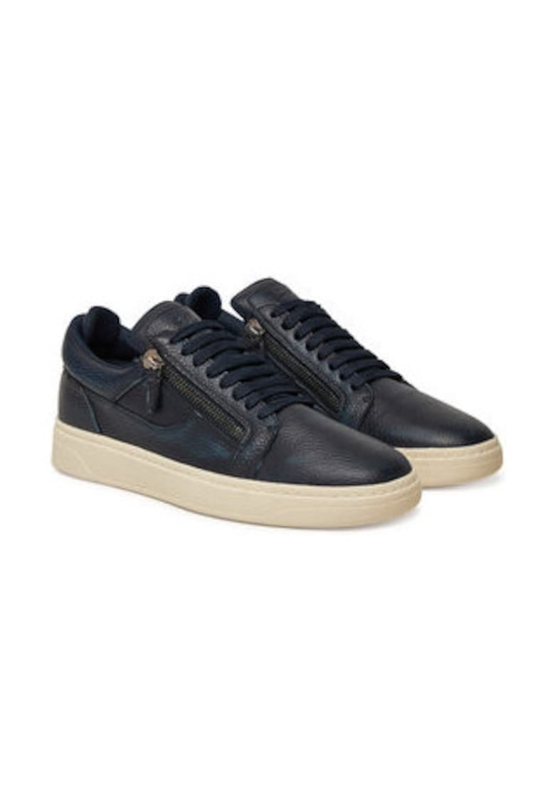Oferte la Tenisi barbatesti -  305490247 - piele naturala - bleumarin