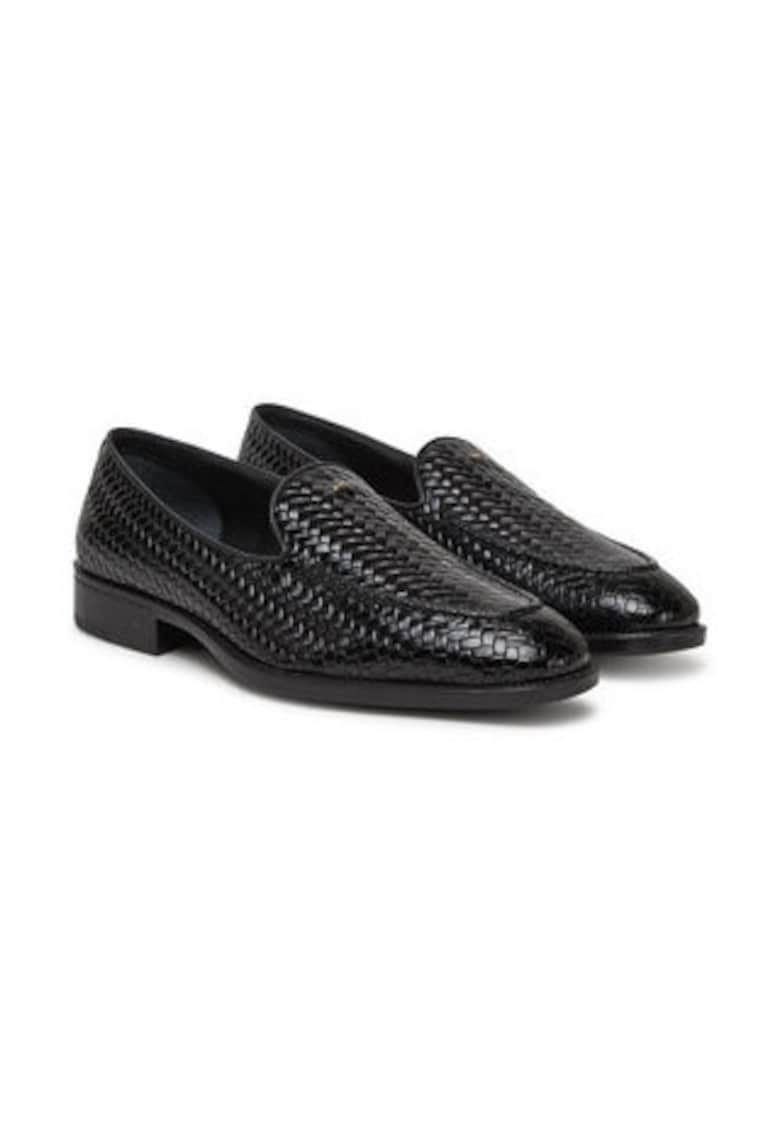 Oferte la Mocasini barbati -  piele naturala - negru