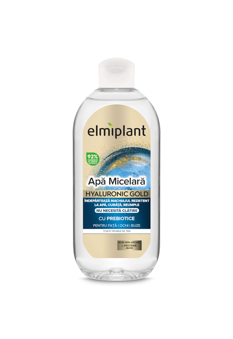 Oferte la Apa micelara  Hyaluronic Gold - pentru fata - ochi si buze - cu Prebiotice - 400 ml