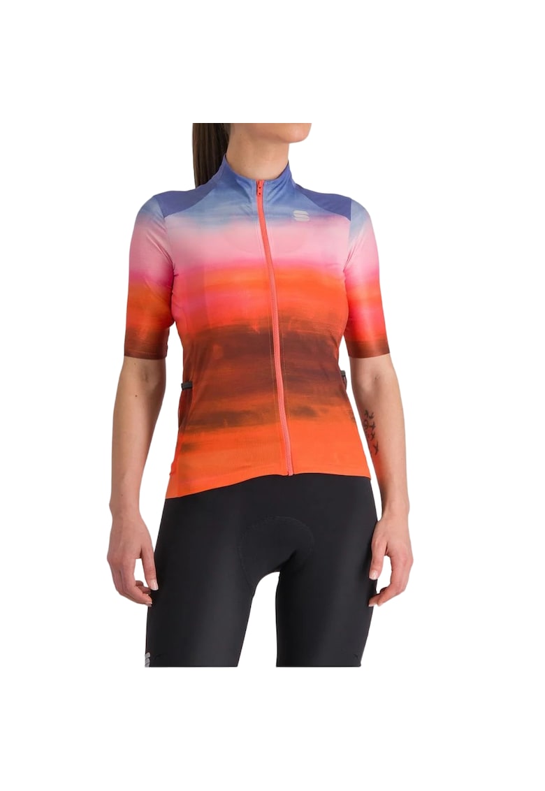 Oferte la Tricou ciclism dama  Flow Supergiara SS 2024 Multicolor - Multicolor