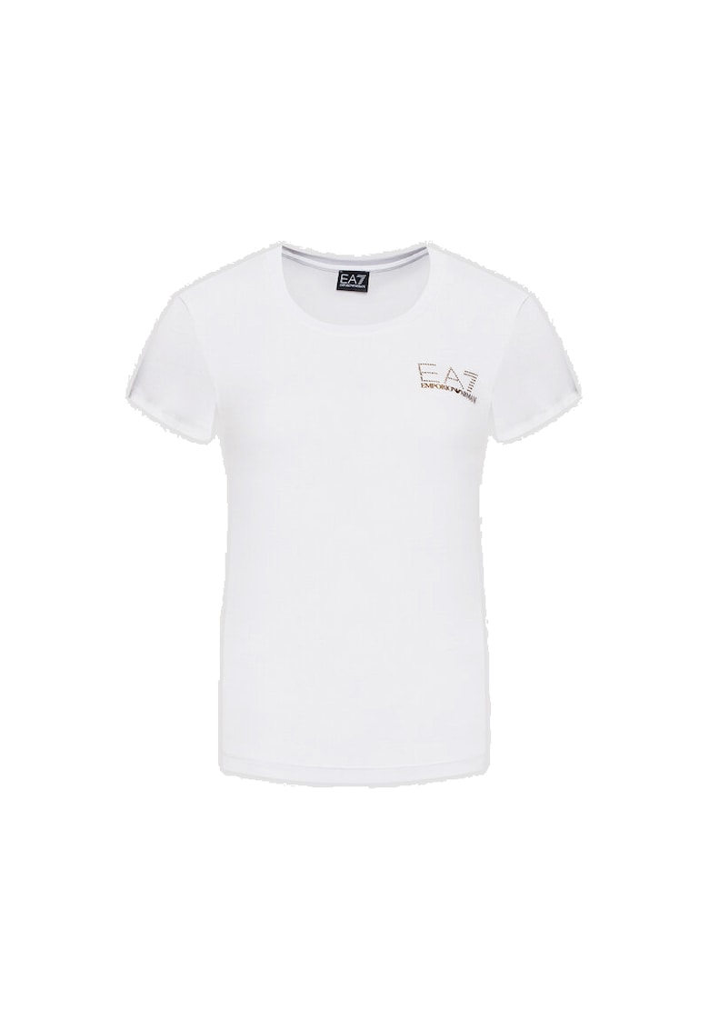 Oferte la Tricou slim-fit din amestec de modal - Alb