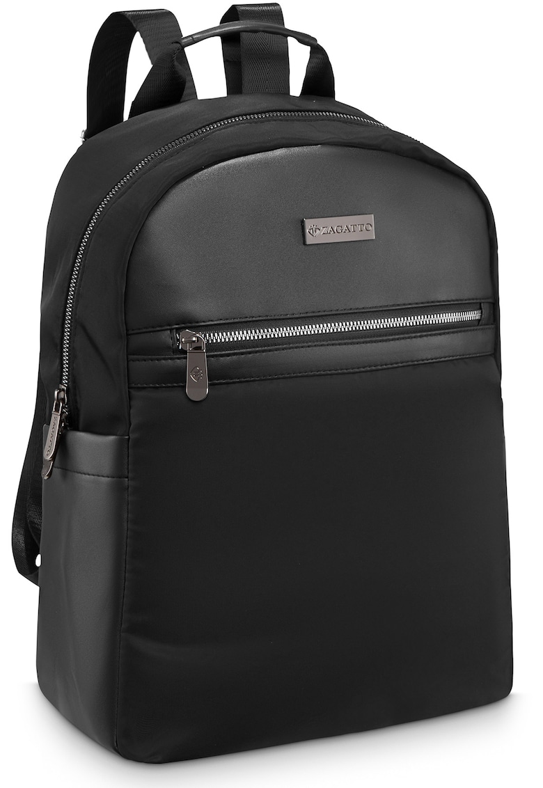 Oferte la Rucsac urban dama - Negru - Fermoar dublu - Impermeabil - 35x27x15 cm - NERO - ZG845