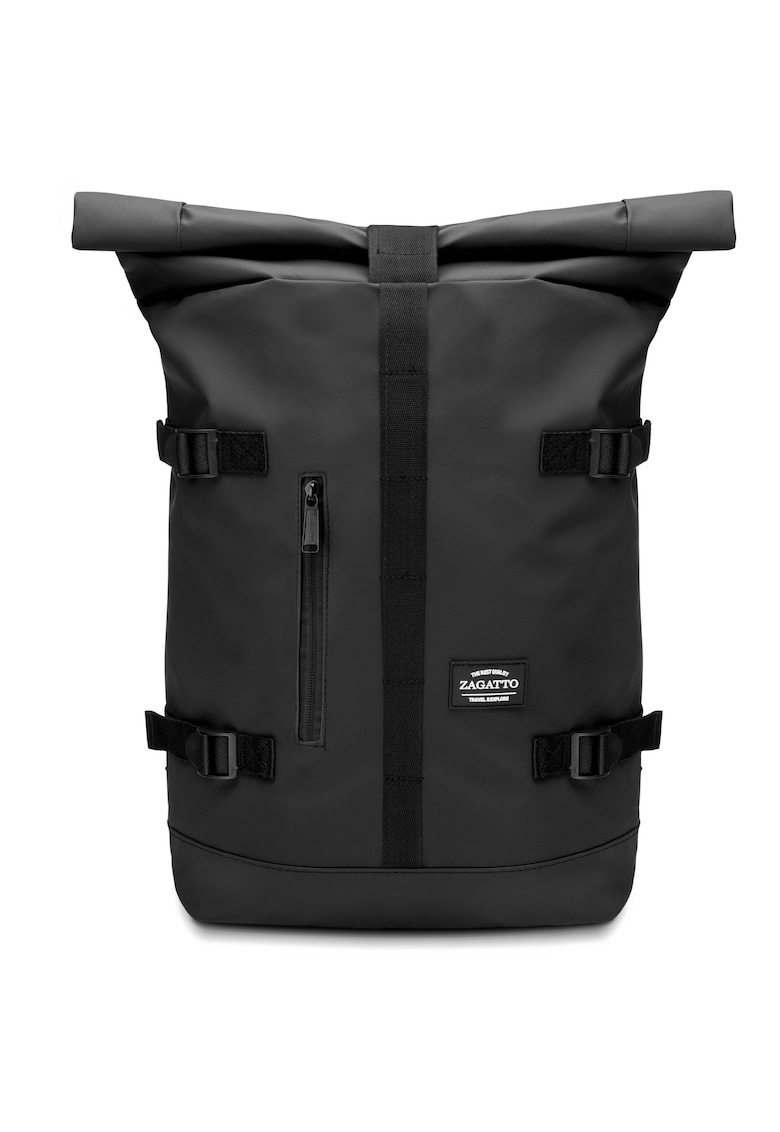 Oferte la Rucsac de curierat – Rolltop - 46/62x40x15 cm - negru -  ZG862
