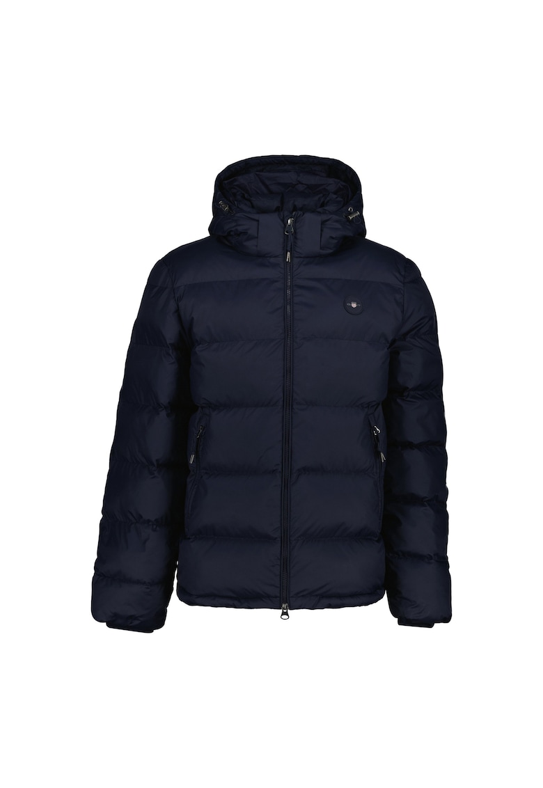 Oferte la Geaca matlasata cu gluga - Albastru
