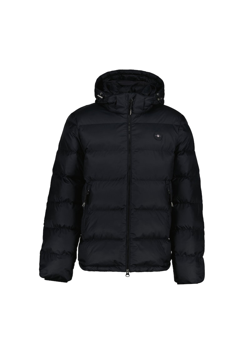 Oferte la Geaca matlasata cu gluga - Negru