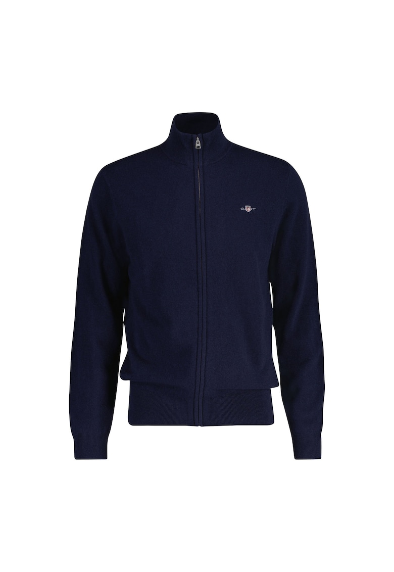 Oferte la Cardigan din amestec de lana cu fermoar - Albastru
