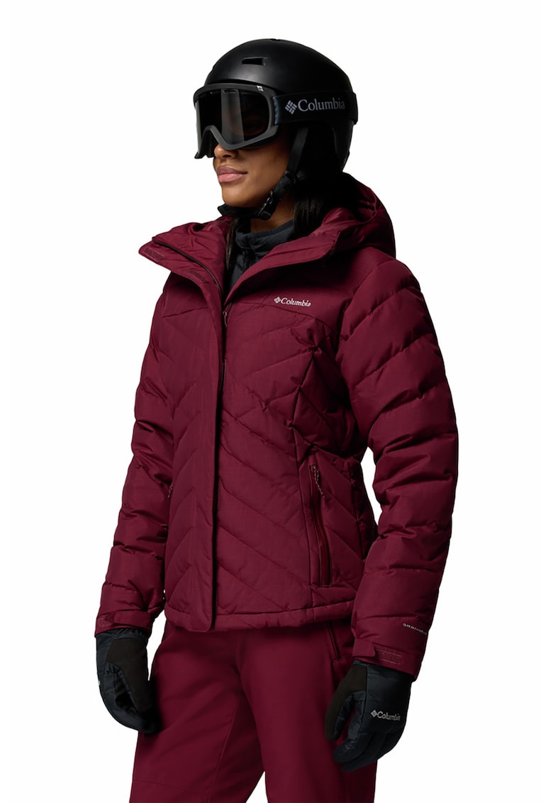 Oferte la Jacheta cu gluga Skin Lay D Down V - Visiniu