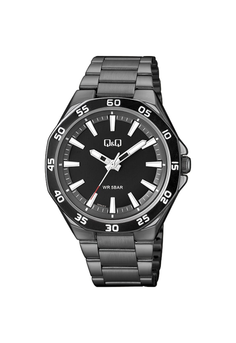 Oferte la Ceas barbatesc  QZ82J412Y - bratara metalica - Negru