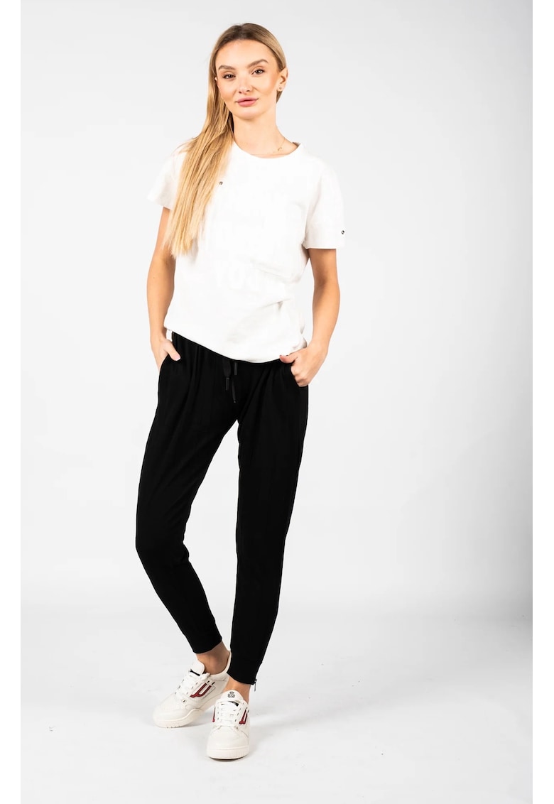 Oferte la Pantaloni Conici Cu Snur -