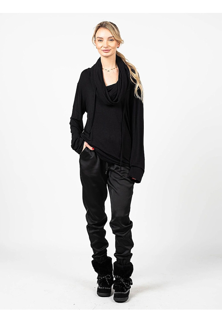 Oferte la Pulover unisex cu guler drapat -