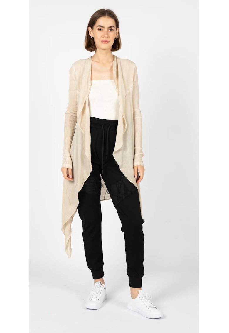 Oferte la Cardigan asimetric cu buzunare laterale -