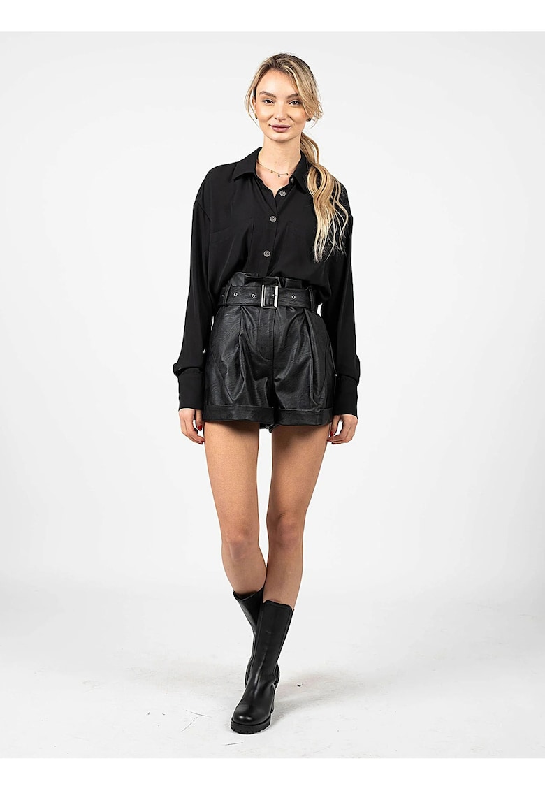 Oferte la Pantaloni scurti din piele ecologica Los Angeles -