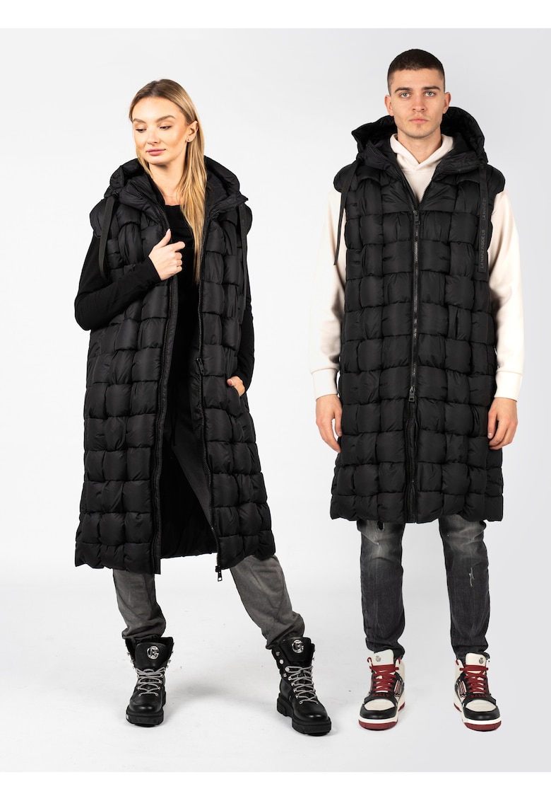 Oferte la Vesta unisex cu gluga si model matlasat -