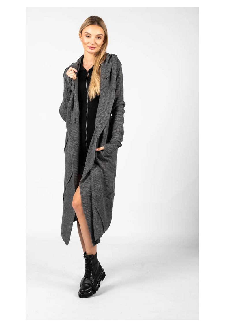 Oferte la Cardigan supradimensionat unisex - cu gluga -