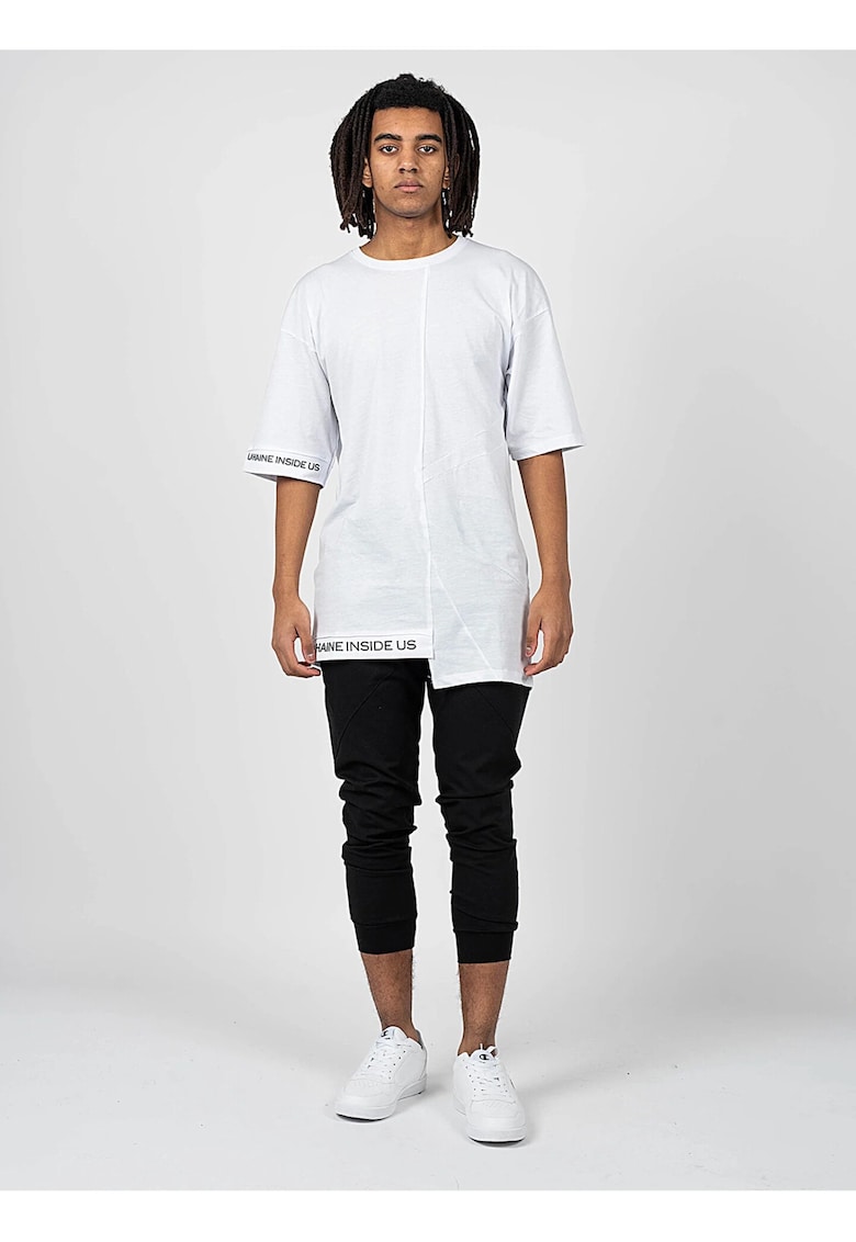 Oferte la Tricou asimetric lejer Lalbatro - Alb