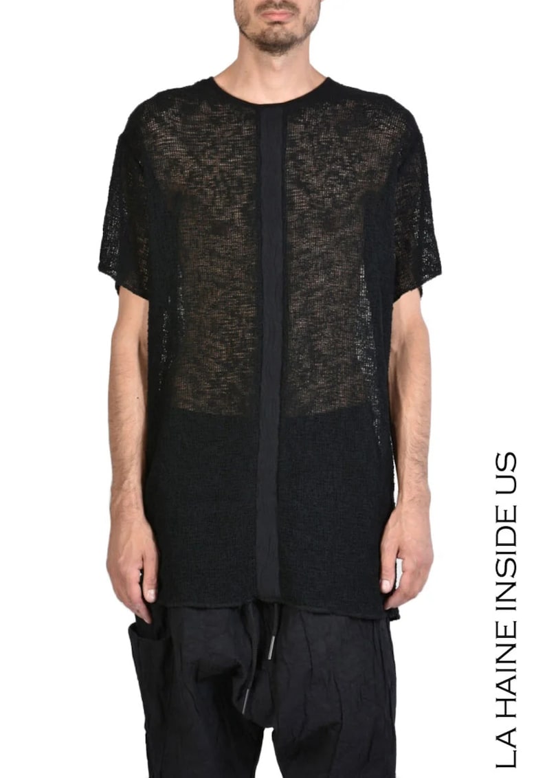 Oferte la Tricou lung oversize - Negru