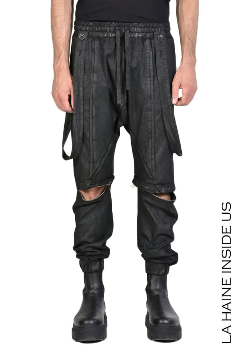 Oferte la  -Pantaloni drepți cu buzunare laterale LH - Negru