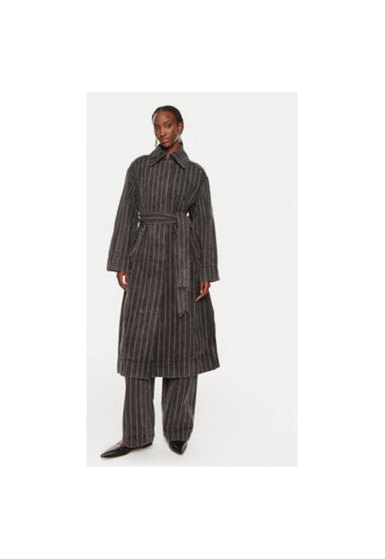 Oferte la Palton dama -  304354625 - Bumbac - Negru - Negru