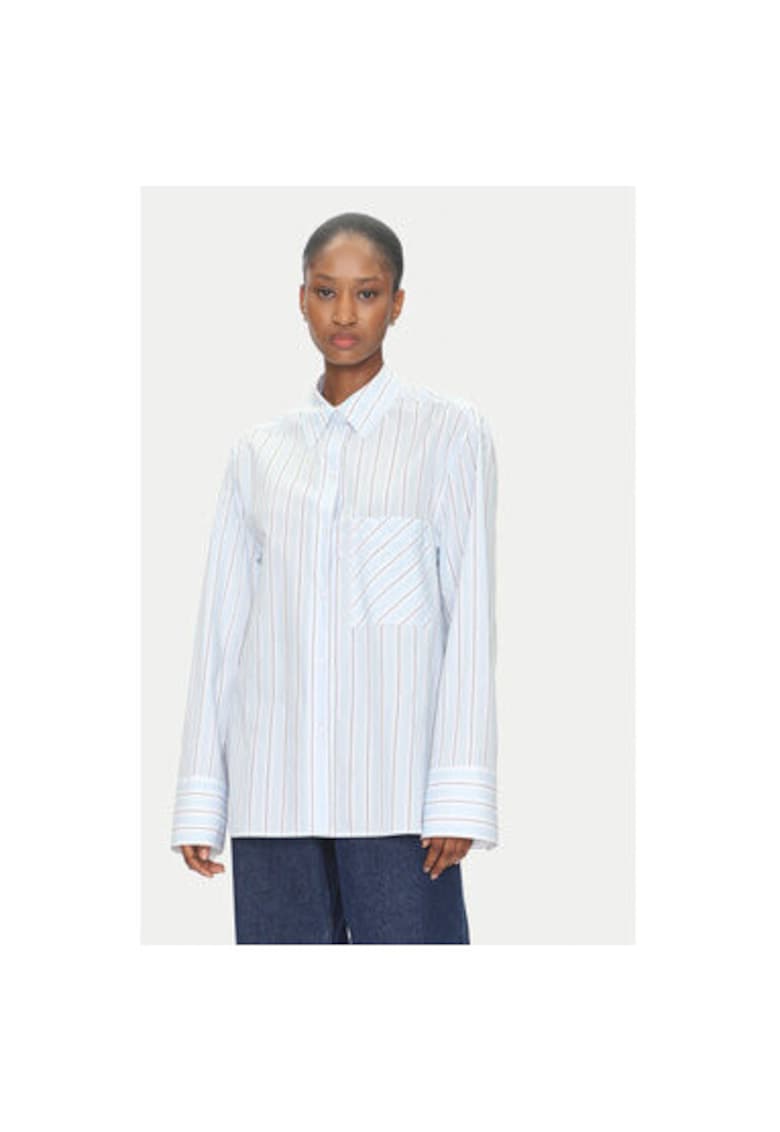 Oferte la Camasa dama  T Mikkelsen - DAY65243540 - Bumbac/Viscoza - Albastru deschis - Albastru deschis