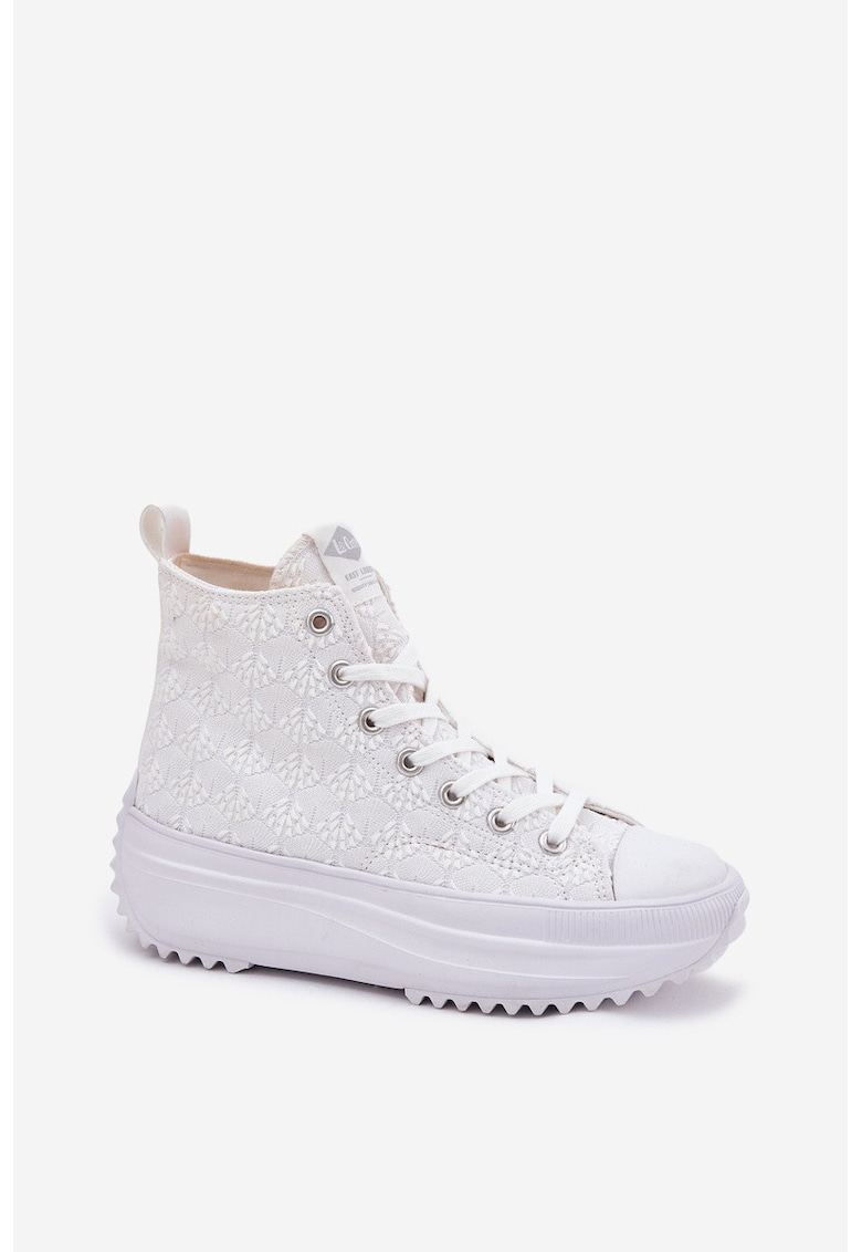Oferte la Tenisi dama Lee Cooper LCW-25-31-3461L - inalti - alb - textil