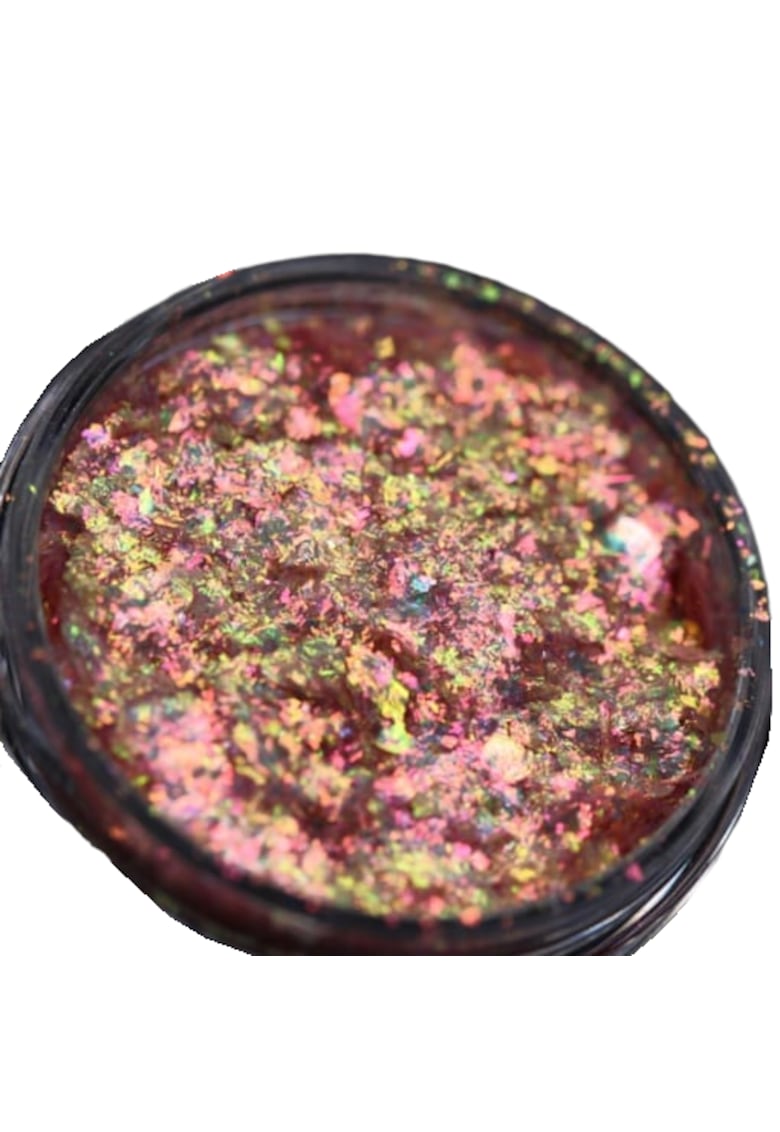 Oferte la Pigment fulgi pastel  PK114 piersiciu-auriu-lime-roz - pentru machiaj - 1g