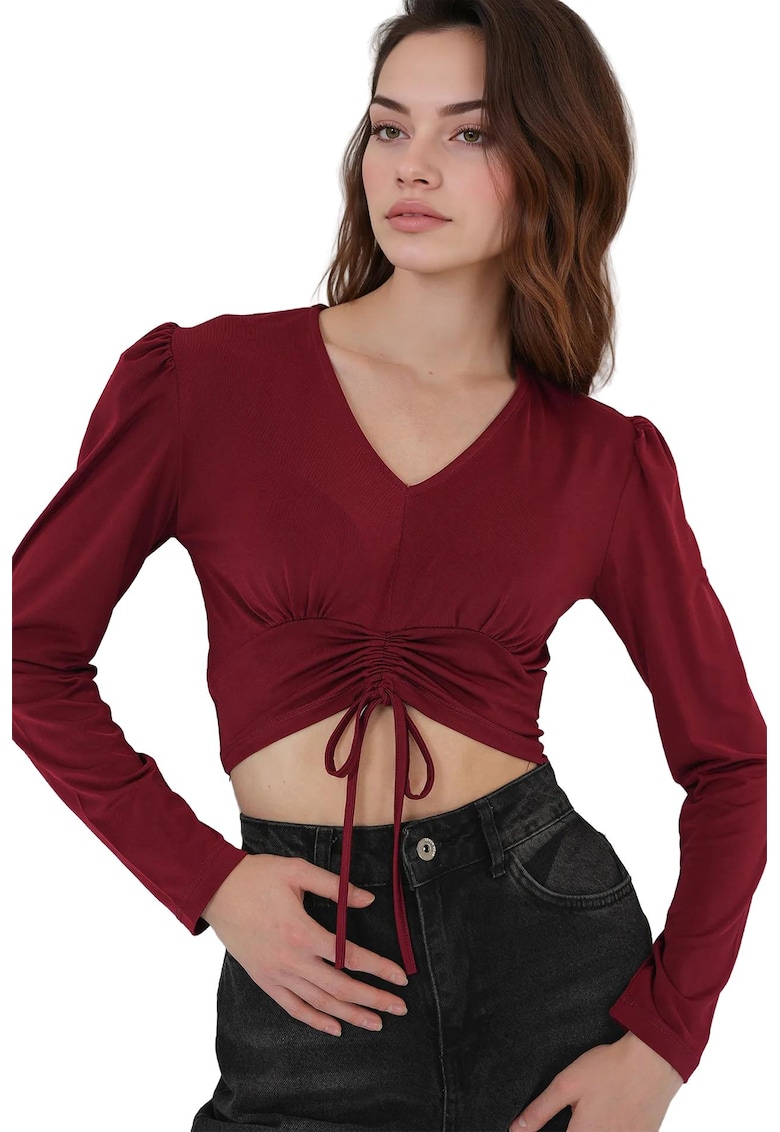 Oferte la Bluza pentru dama - HiCCUP - Poliester/Elastan - Rosu